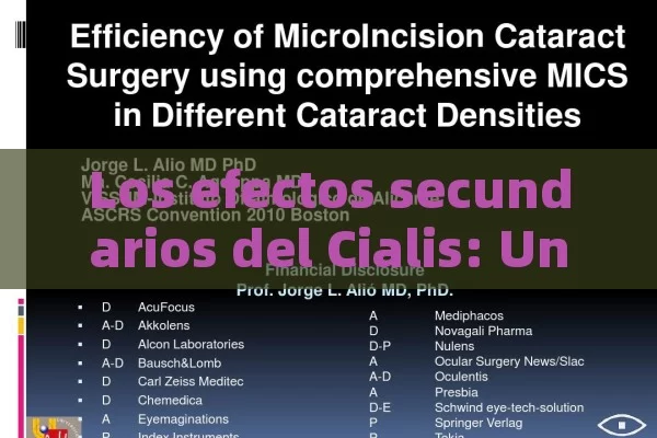 Los efectos secundarios del Cialis: Una visión detallada,Efectos Secundarios del Cialis: Guía Completa
