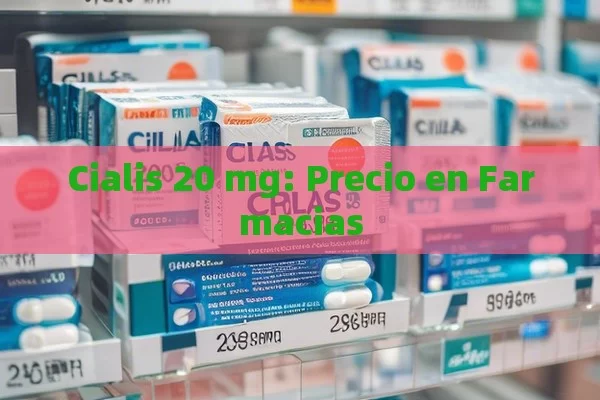 Cialis 20 mg: Precio en Farmacias