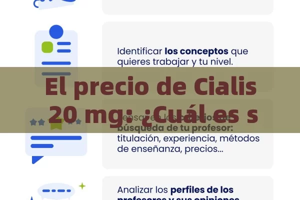 El precio de Cialis 20 mg: ¿Cuál es su valor?,Precio Cialis 20 mg: ¿Cuál es el mejor valor?