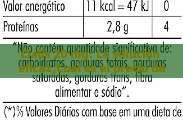 Cialis 20 mg: La solución eficaz,Cual es el precio de cialis 20 miligramos y por que importa?