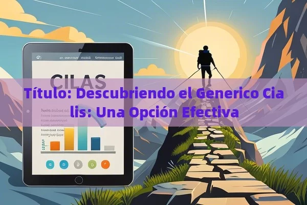  Descubriendo el Generico Cialis: Una Opción Efectiva