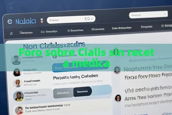 Foro sobre Cialis sin receta médica