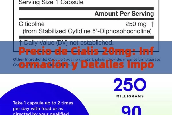 Precio de Cialis 20mg: Información y Detalles Importantes