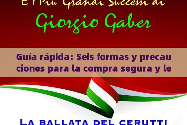 Guía rápida: Seis formas y precauciones para la compra segura y legal de Cialis - 